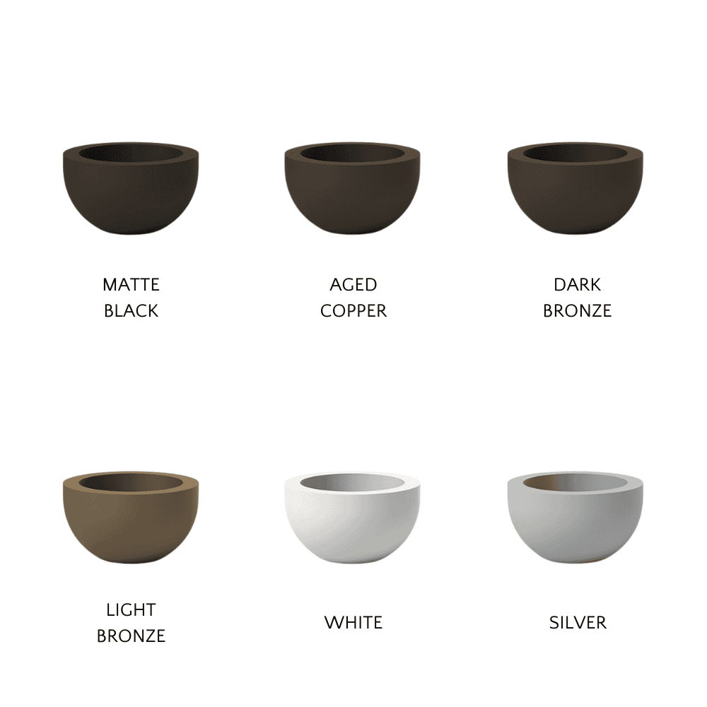 Stylish Capsule Outdoor Planter for Garden, Patio & Balcony - Modern Self-Watering Flower Pot for Plants & Succulents - Perfect for Home Decor & Small Space Gardening