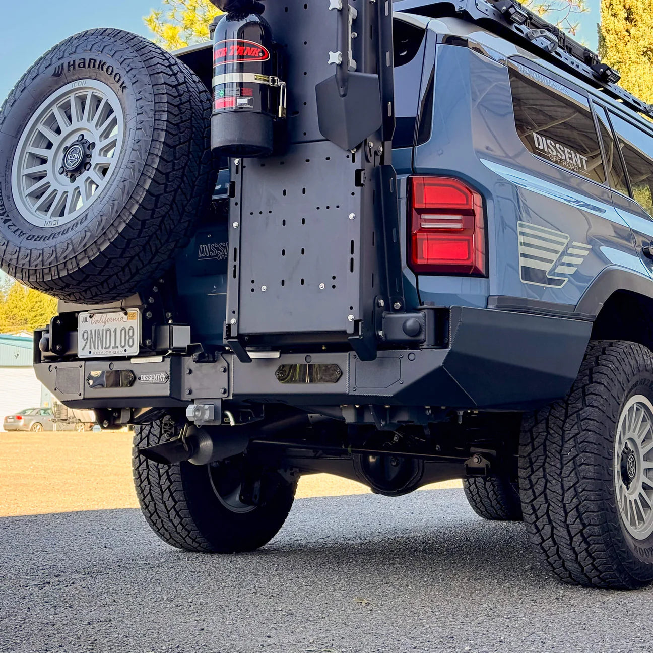 Dissent Off Road Modular Rear Bumper for 2024+ Toyota Land Cruiser 250 - Heavy Duty Off-Road Protection for Adventure & Overlanding