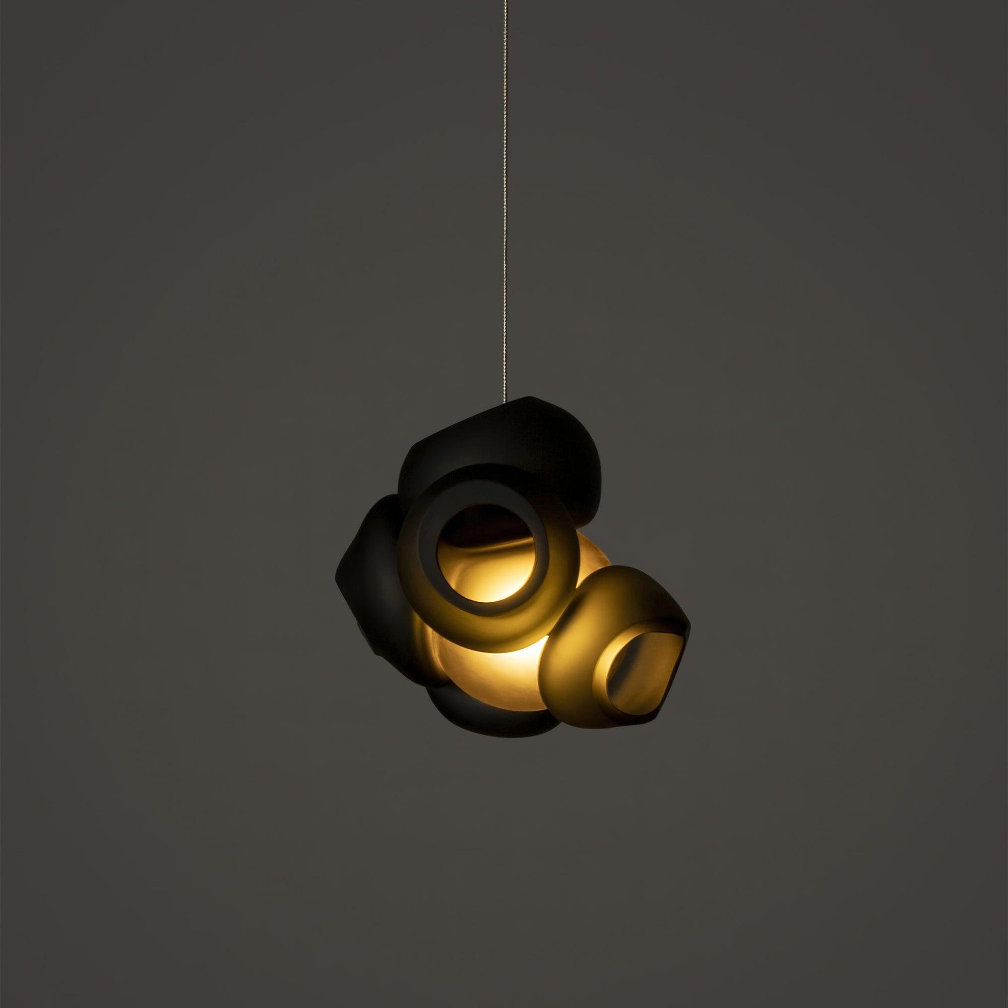 Modern Bubbles Cluster Pendant Light - 6-Light Glass Chandelier for Dining Room, Kitchen Island, Living Room, Bedroom - Elegant Ceiling Lighting Fixture