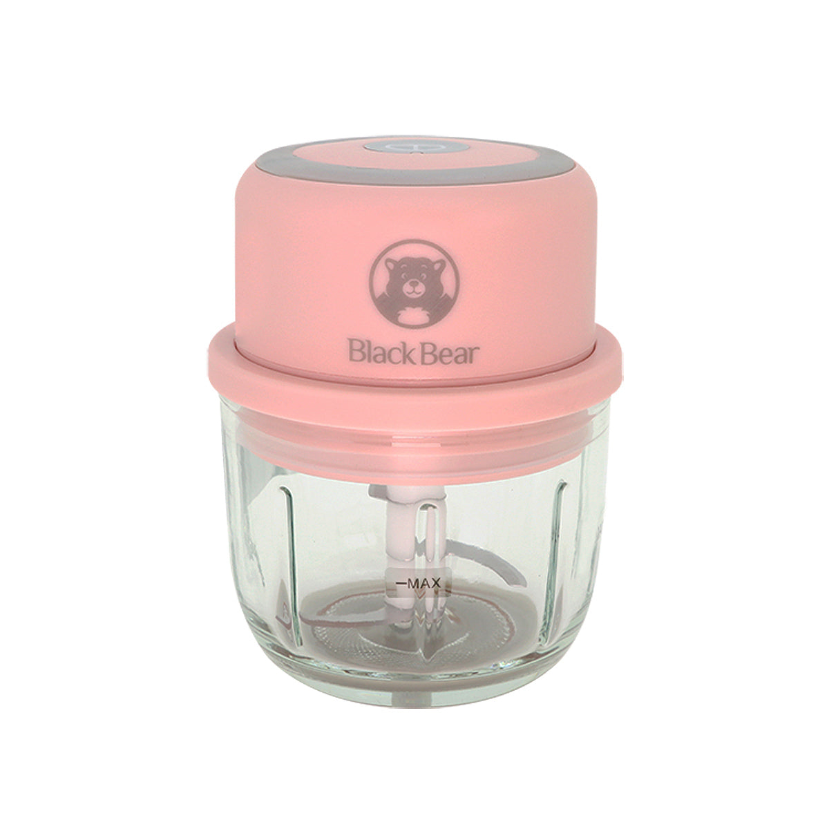 Black Bear BSB501003PN Mini USB Glass Food Blender 0.3L (Pink) - Perfect for Smoothies, Baby Food & Small Kitchen Spaces