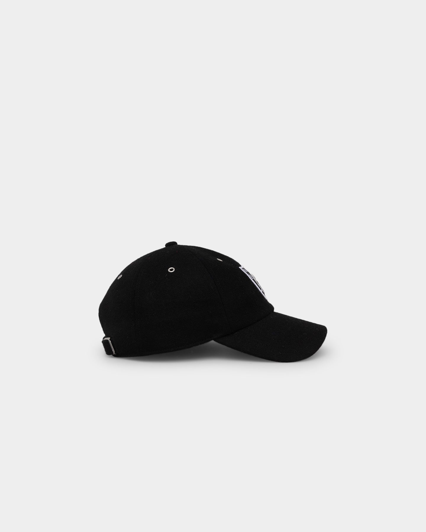 47 Brand Las Vegas Raiders Wooly '47 Clean Up Strapback Black Hat - Adjustable Snapback for NFL Fans, Sports Enthusiasts - Perfect for Game Day, Tailgating, and Casual Wear
