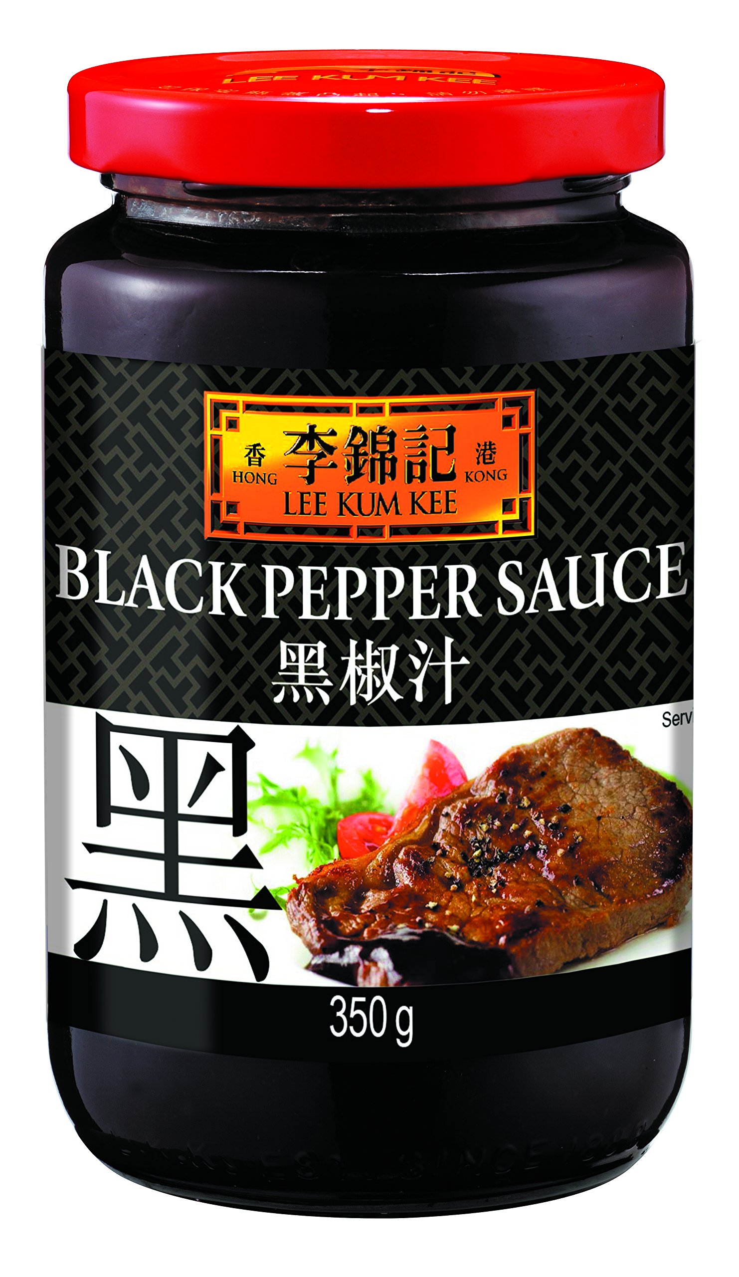 Lee Kum Kee Black Pepper Sauce - 12.4 Oz (Pack of 3) - Premium Chinese Stir Fry Sauce for Beef, Chicken & Vegetables - Perfect for Asian Cooking, Marinades & Dipping Sauces