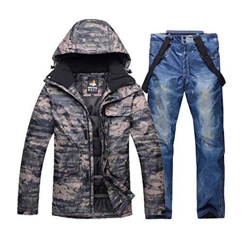 Deep Camouflage Top + Blue Pants