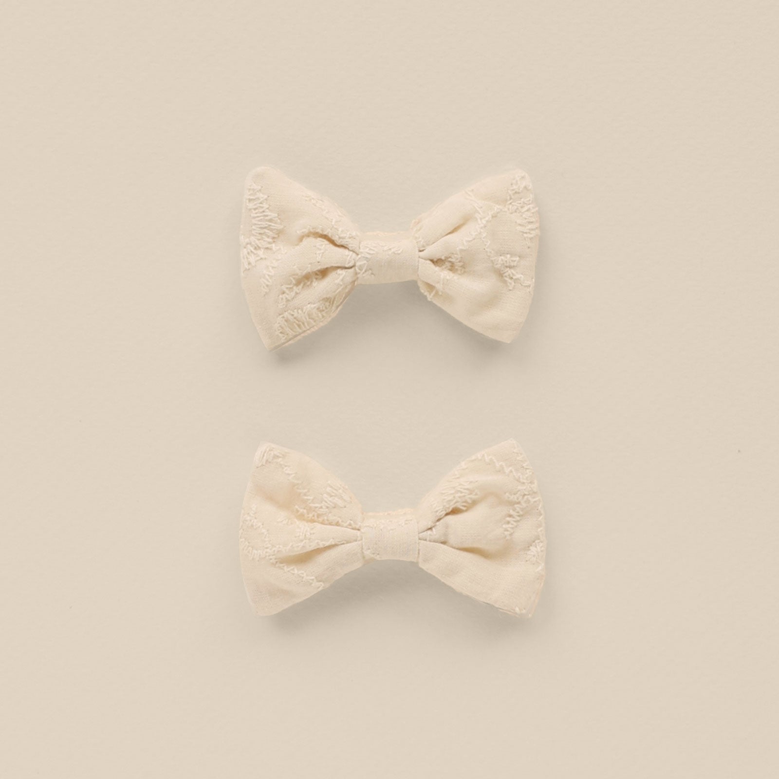 2-Pack Natural Little Bow Hair Clips for Girls - Perfect for School, Parties & Everyday Styling - FINAL SALE