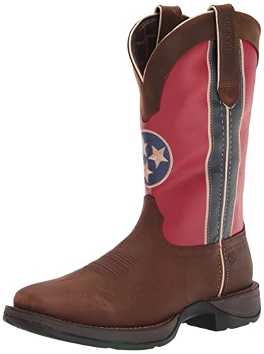 Durango Men's Rebel Western Boots - Genuine Leather Cowboy Boots for Men, Comfortable & Durable Riding Boots - Perfect for Rodeo, Country Dancing & Outdoor Adventures
