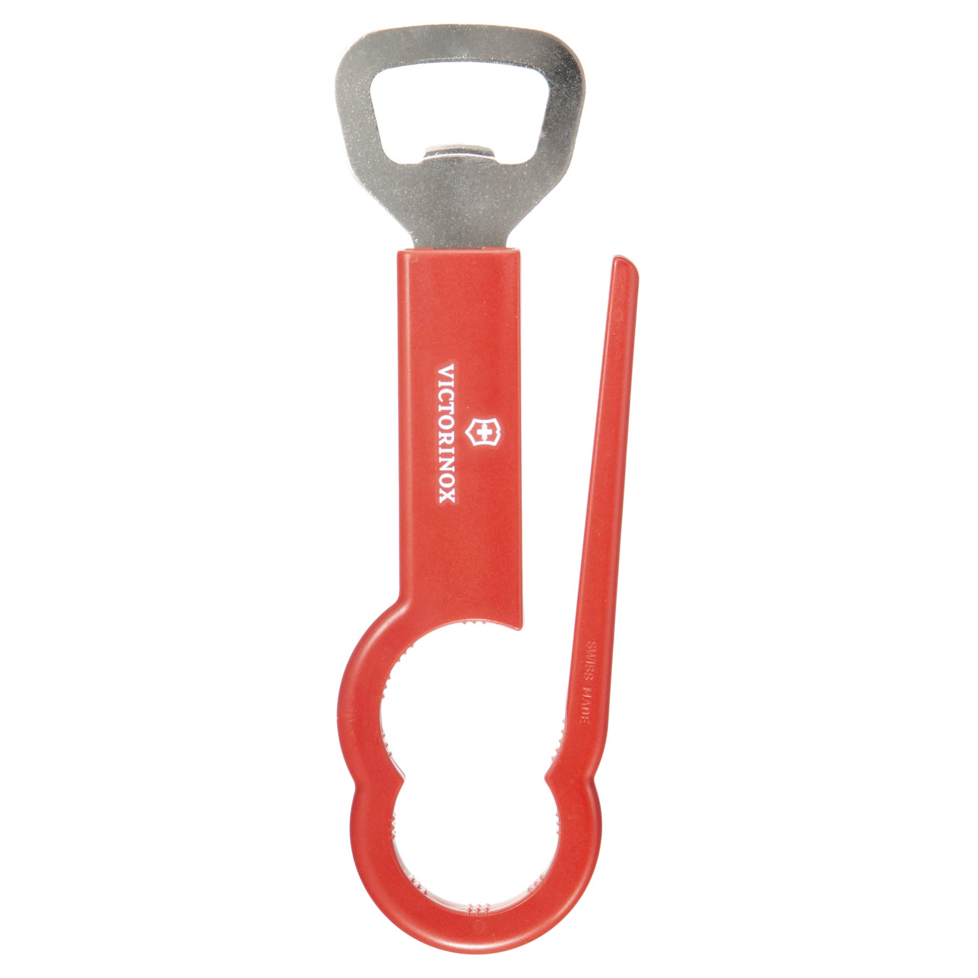 Victorinox Swiss Army Red Medium Bottle Opener - Perfect for Camping, Hiking & Outdoor Adventures
