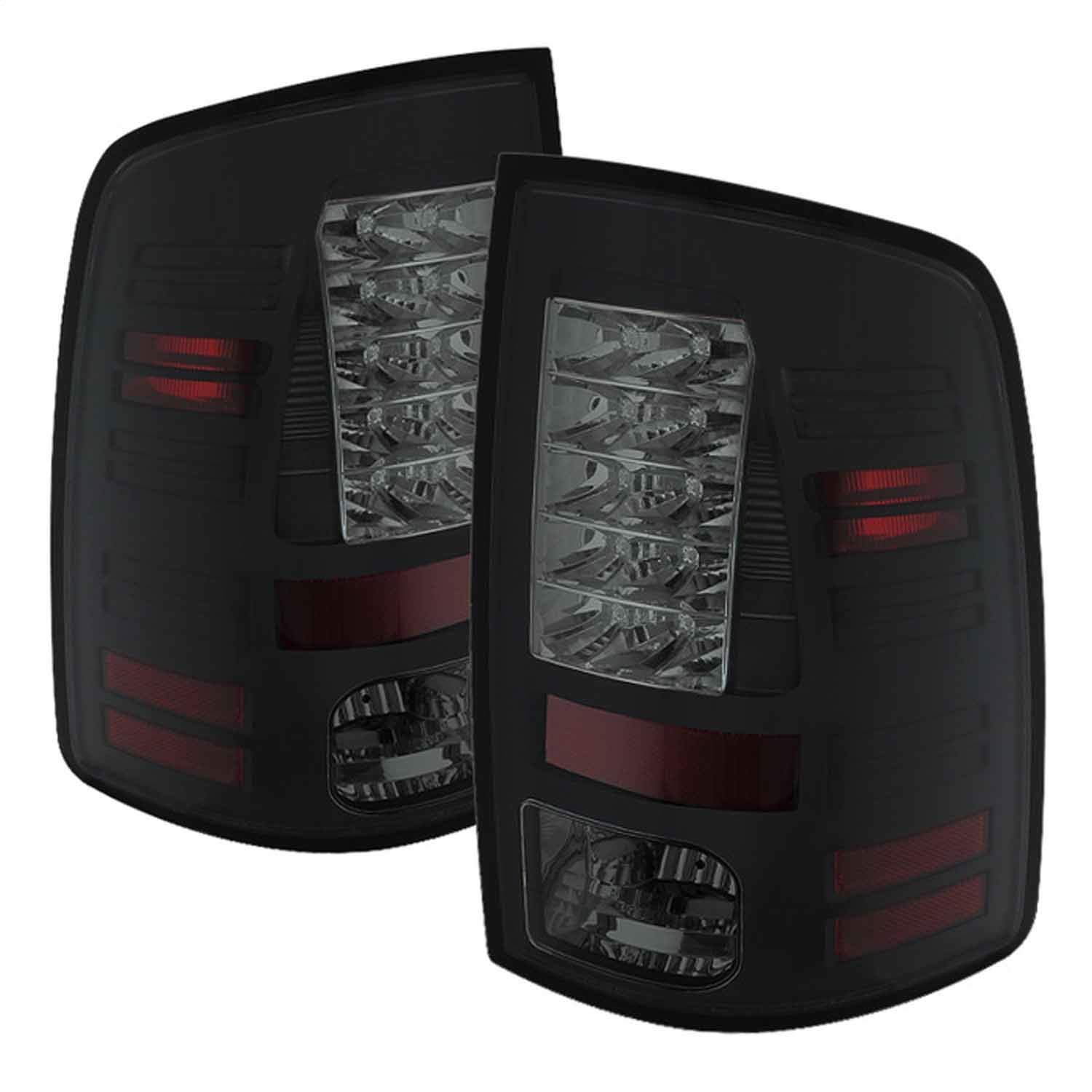 Spyder Auto 5078124 LED Tail Lights Black/Smoked - High-Performance Brake Lights for Trucks & SUVs