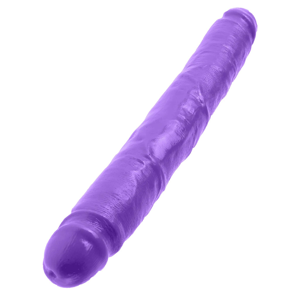 Dillio 12 Inch Double-Ended Silicone Dildo for Couples - Waterproof & Body-Safe Adult Toy for Solo Play, Partner Fun and BDSM Exploration