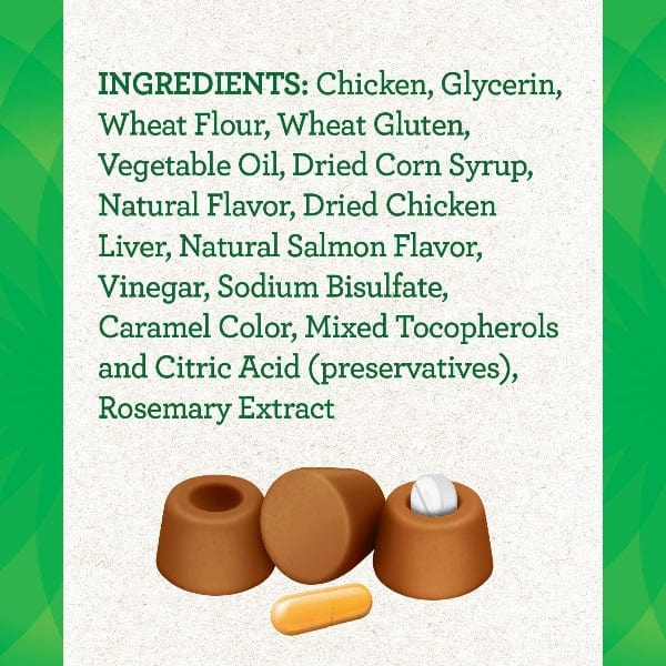 Feline Greenies Salmon Flavor Pill Pockets for Cats - Healthy Treats to Hide Medicine - Perfect for Picky Eaters & Daily Medication Routine