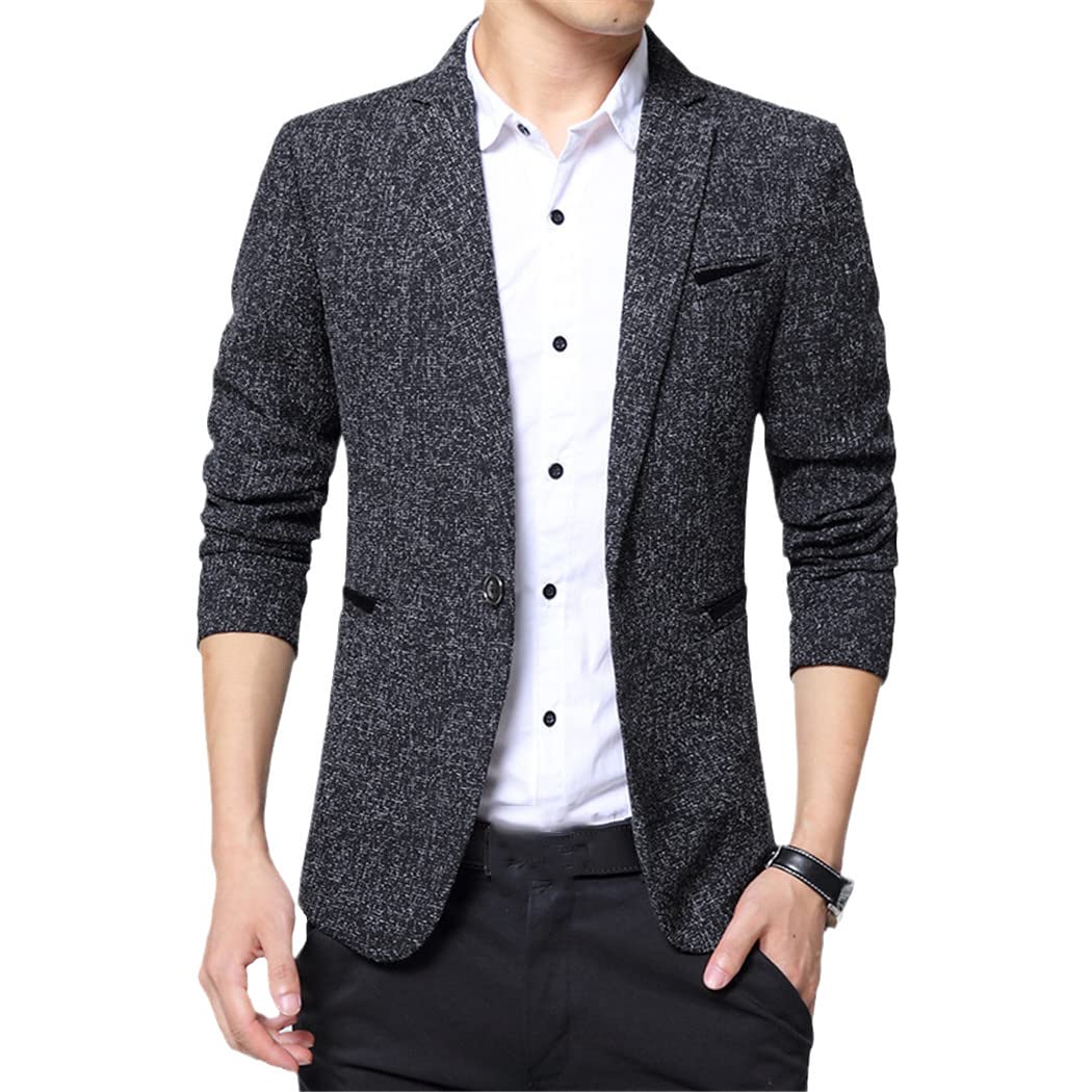 Men's Oversized Blazer Suit Jacket - British Slim Fit Streetwear Coat for Casual Wear | Perfect for Office, Parties & Date Nights
