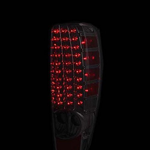 Chevrolet Colorado LED Tail Lights Assembly Set - Black Pair (Left Driver & Right Passenger Side) | Durable Replacement for Enhanced Visibility & Style | Perfect for Night Driving & Off-Road Adventures