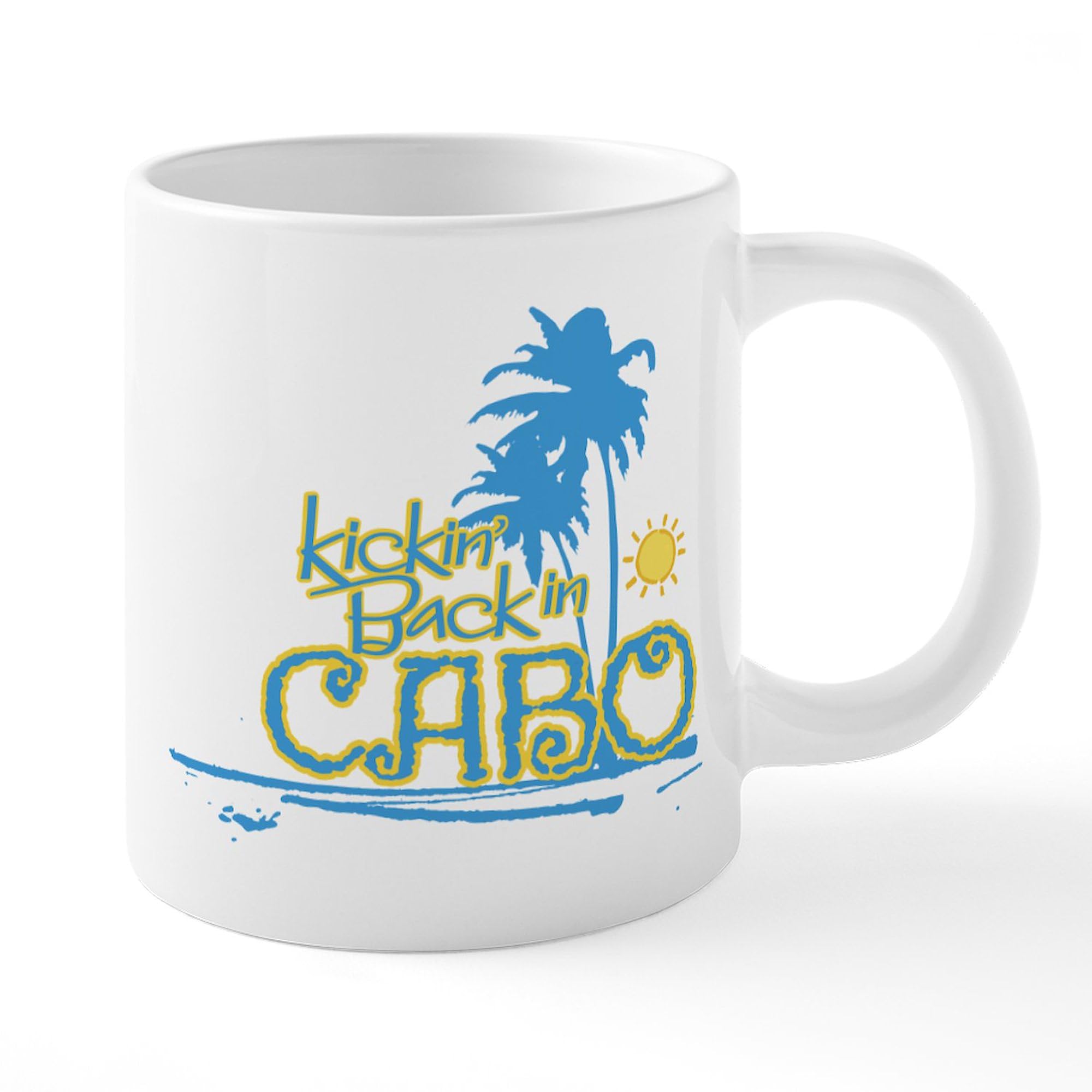 Cabo San Lucas 20 oz Ceramic Coffee Mug - Large Insulated Travel Mug for Hot & Cold Drinks - Perfect for Home, Office, Camping & Beach Vacations