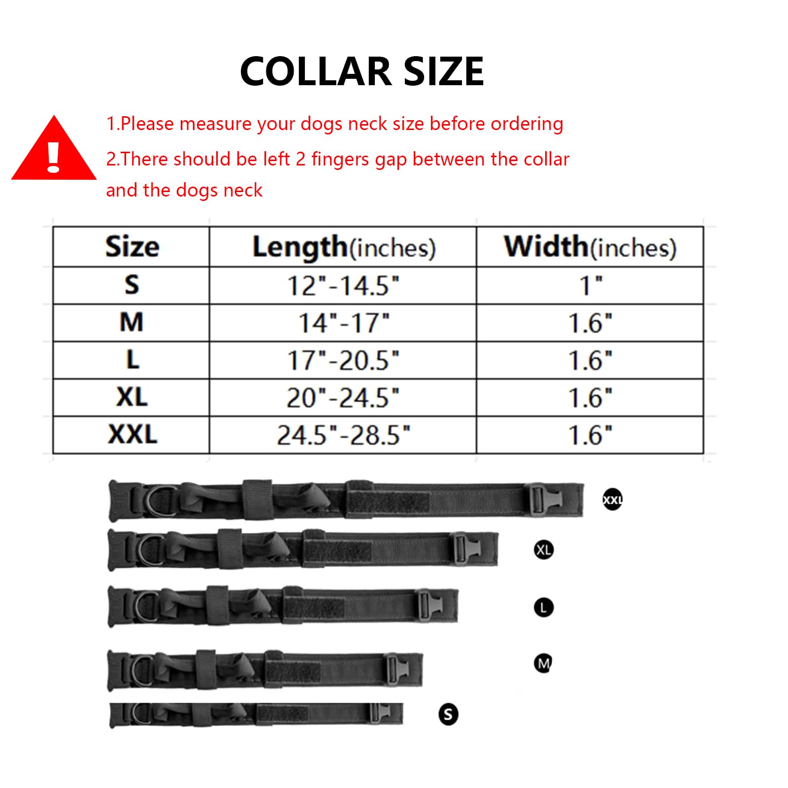 Tactical Military Dog Collar - Heavy Duty Adjustable Nylon Dog Collar with Metal Buckle & Handle for Training - Camouflage XL - Perfect for Outdoor Adventures, Hunting & Police K9 Training