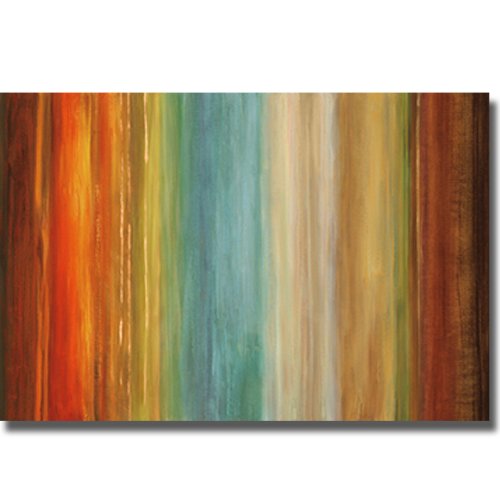 Max Hansen Wavelength I Premium Stretched Canvas Wall Art - Ready to Hang Modern Abstract Painting for Living Room, Bedroom & Office Decor