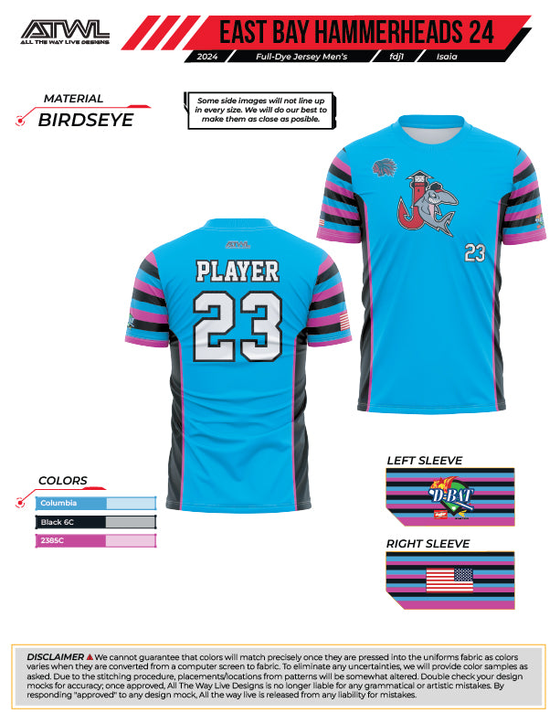 East Bay Spring 2024 Baseball Jerseys - Premium Custom Team Uniforms for Youth & Adult Baseball Leagues | Perfect for Games, Practices & Tournaments