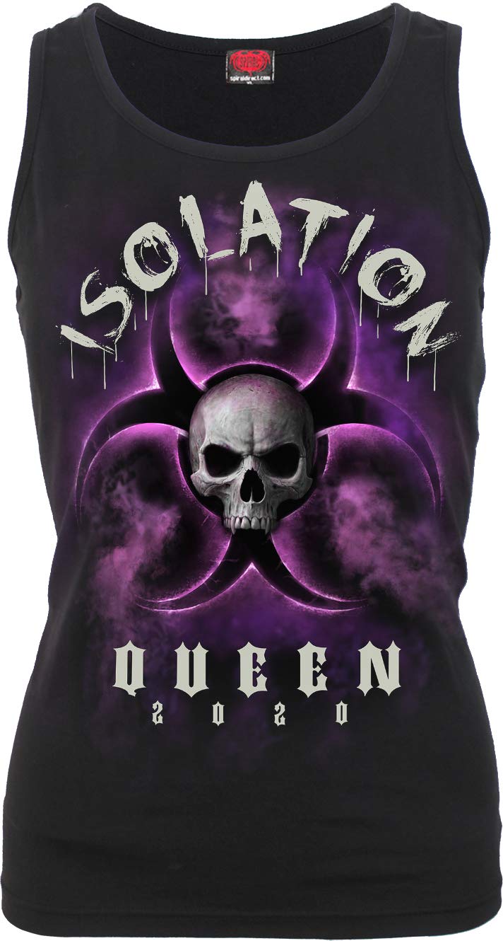 Spiral Razor Back Top for Women - Black XL - Sexy Sleeveless Mesh Crop Top - Perfect for Clubbing, Parties & Night Out