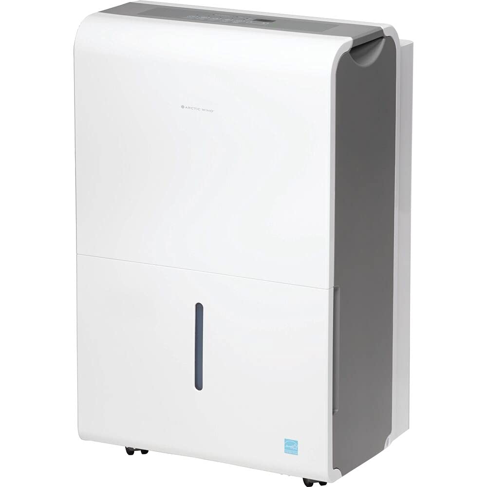 Arctic Wind 50 Pt Energy Star Certified Flat Panel Dehumidifier - 2AD50A Model | Perfect for Basements, Bedrooms & Small Spaces
