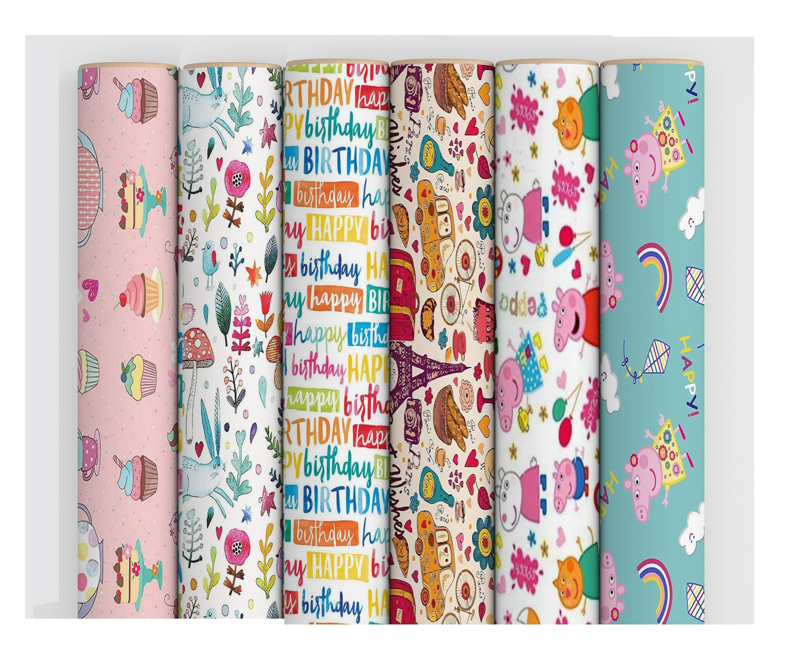 AccuPrints 12-Pack Gift Wrapping Paper - 17x28 Inch Premium Wrapping Sheets for Birthdays, Christmas & Special Occasions - Multicolor Gift Wrap Rolls with Premium Quality - Perfect for DIY Crafts, Party Decorations & Thoughtful Gift Presentations