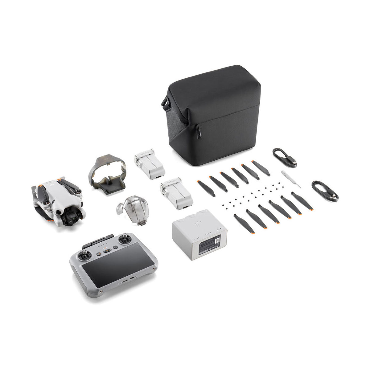 DJI Mini 4 Pro Drone with RC 2 Controller - Fly More Combo (3 Batteries, Charging Hub, Carry Case) | 4K/60fps Camera, 34min Flight Time, Obstacle Avoidance | Perfect for Aerial Photography, Travel & Outdoor Adventures