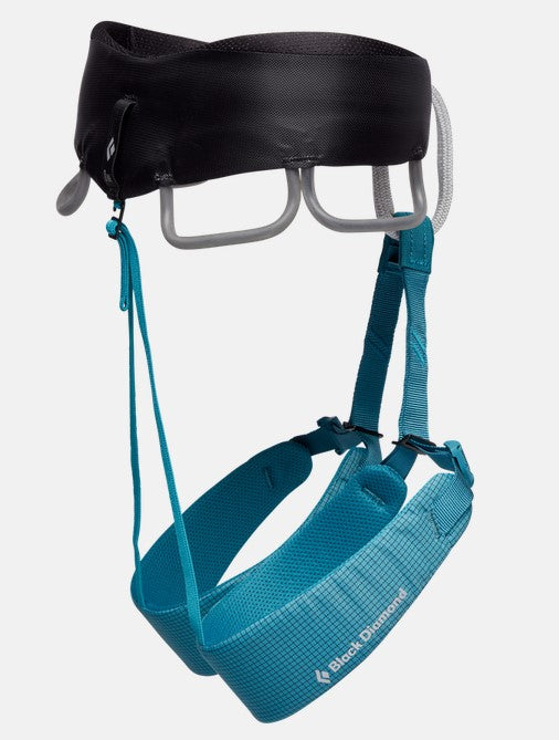 Black Diamond Momentum Harness for Women - Rock Climbing Gear - Lightweight & Adjustable Climbing Harness for Indoor & Outdoor Climbing, Bouldering, and Gym Training