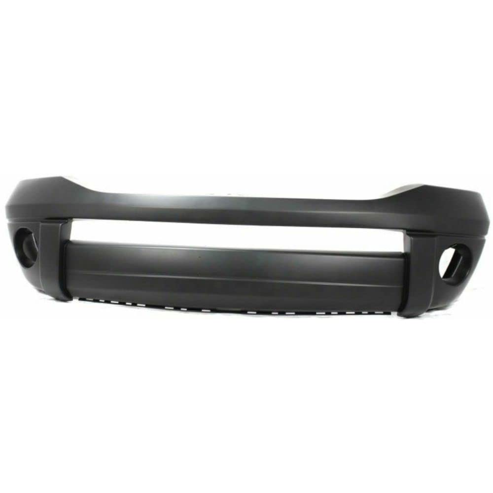 Primed Front Bumper Cover 68001349AA CH1000873 - Durable Plastic Replacement for Car Body Protection | Perfect for Auto Repair & Collision Damage