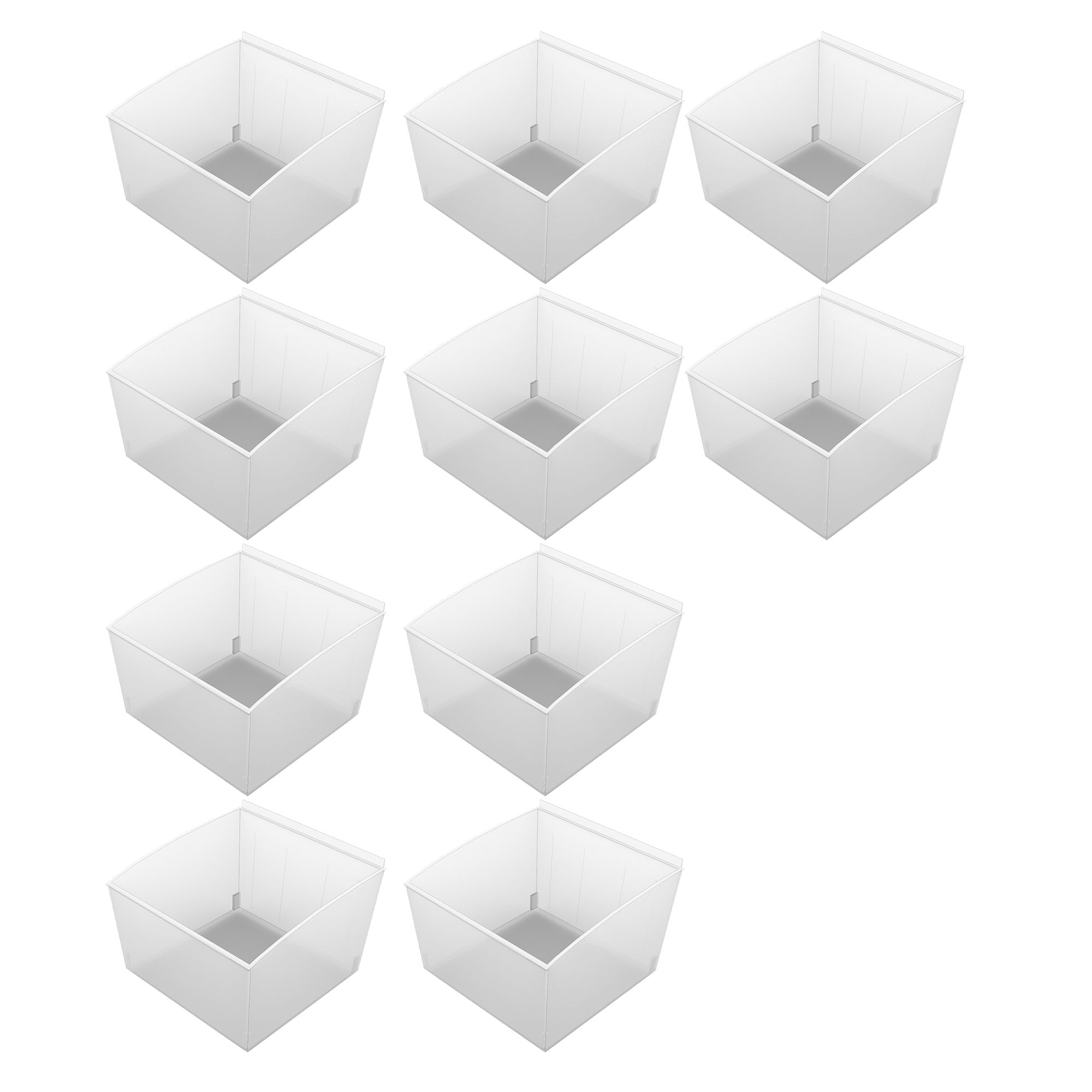 Probin Small - 10 Pack Mini Plastic Storage Containers for Organizing Jewelry, Beads, Crafts & Small Parts | Perfect for DIY, Travel & Home Organization