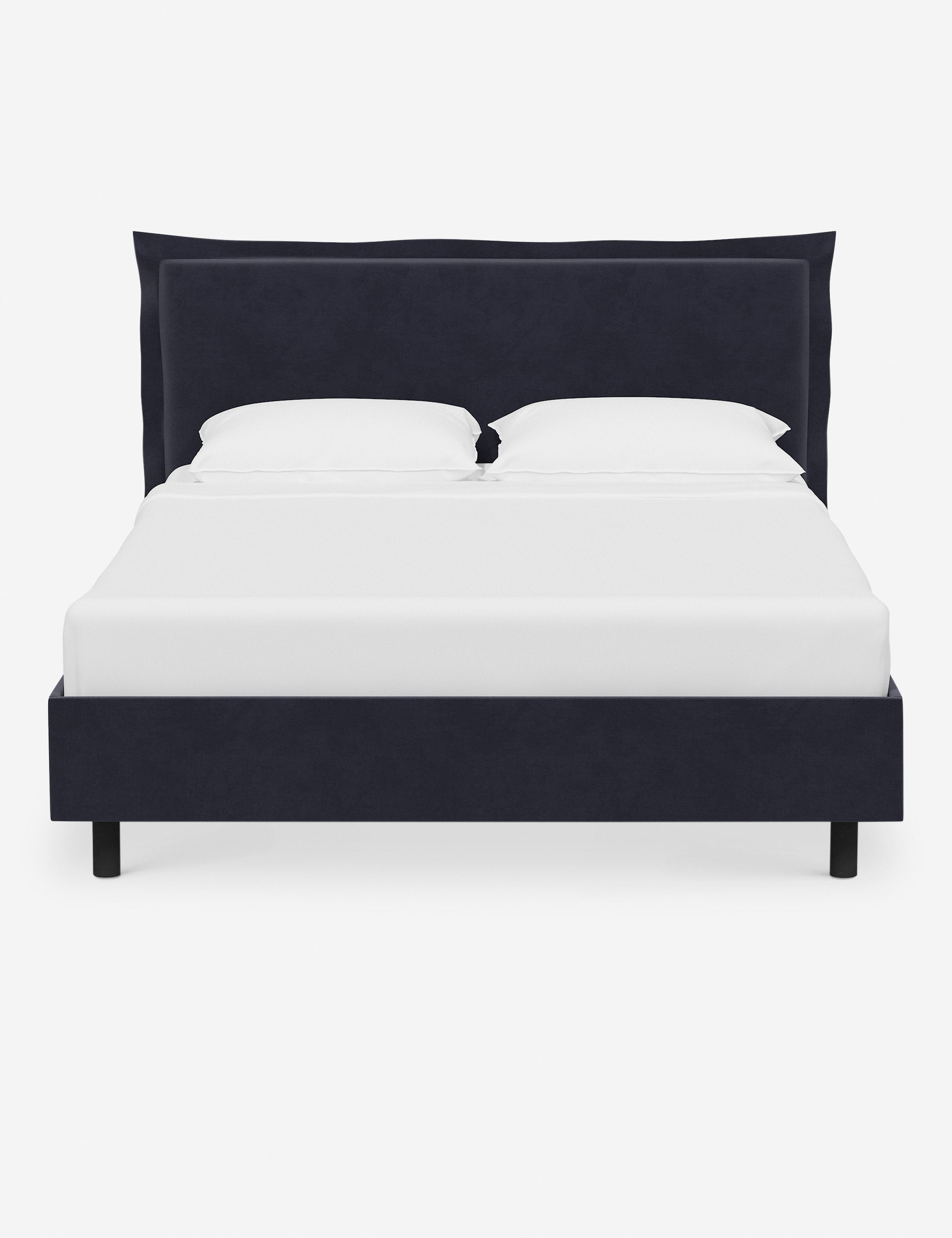 Elara Modern Platform Bed Frame - Queen Size, Sturdy Wooden Slat Support, Minimalist Design for Bedroom - Perfect for Small Spaces, Apartments & Guest Rooms