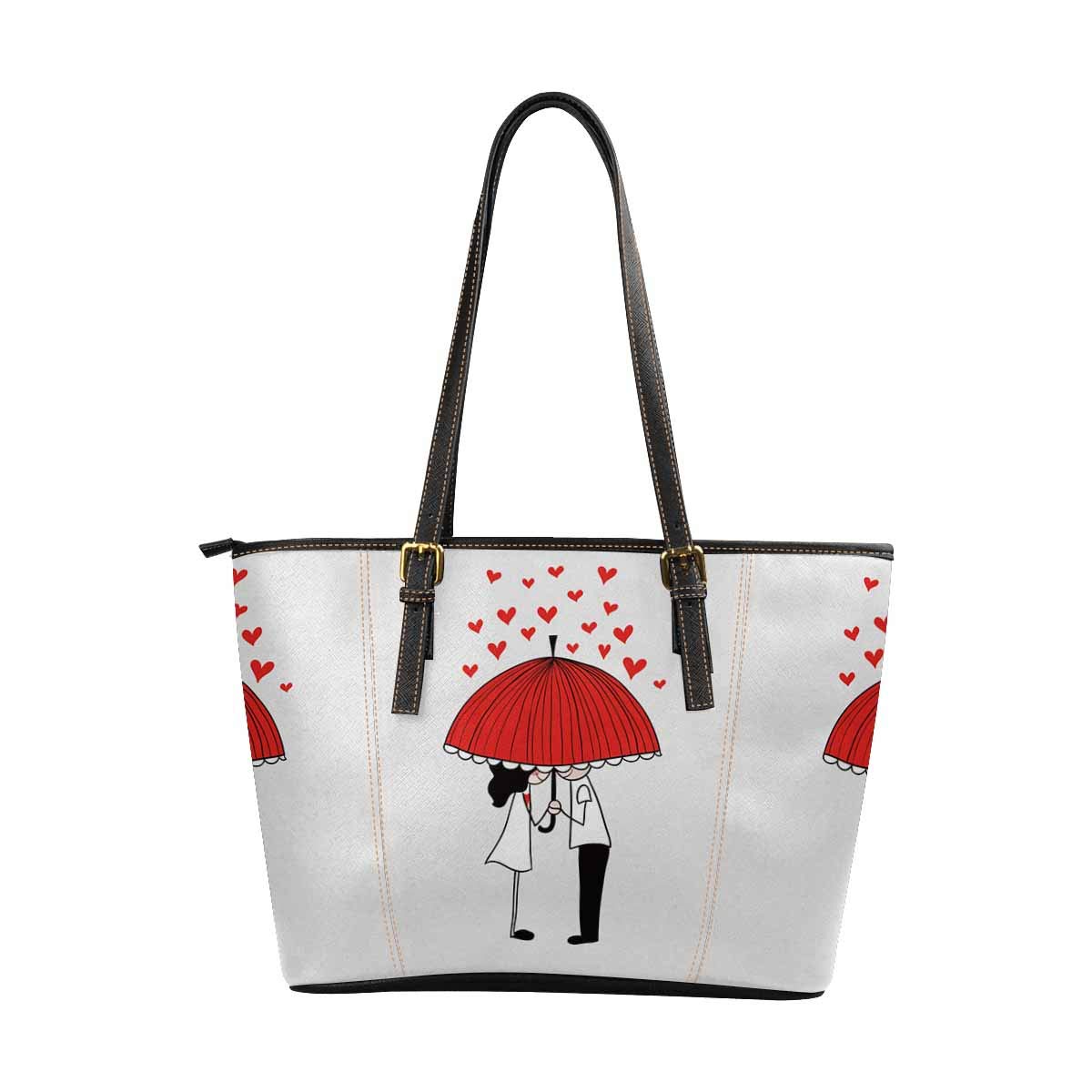 INTERESTPRINT Romantic Heart Print Women's Purses & Handbags - Stylish Satchel, Shoulder & Tote Bags for Valentine's Day, Date Night & Everyday Use