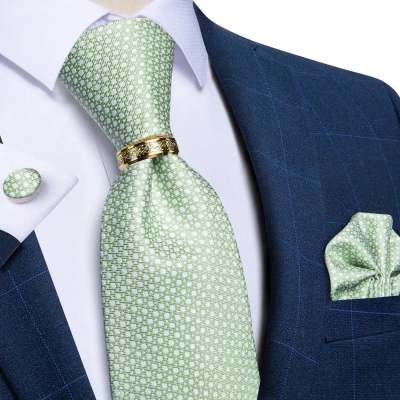The Elegance of Time: A Tale of the Premium Green Silk Necktie