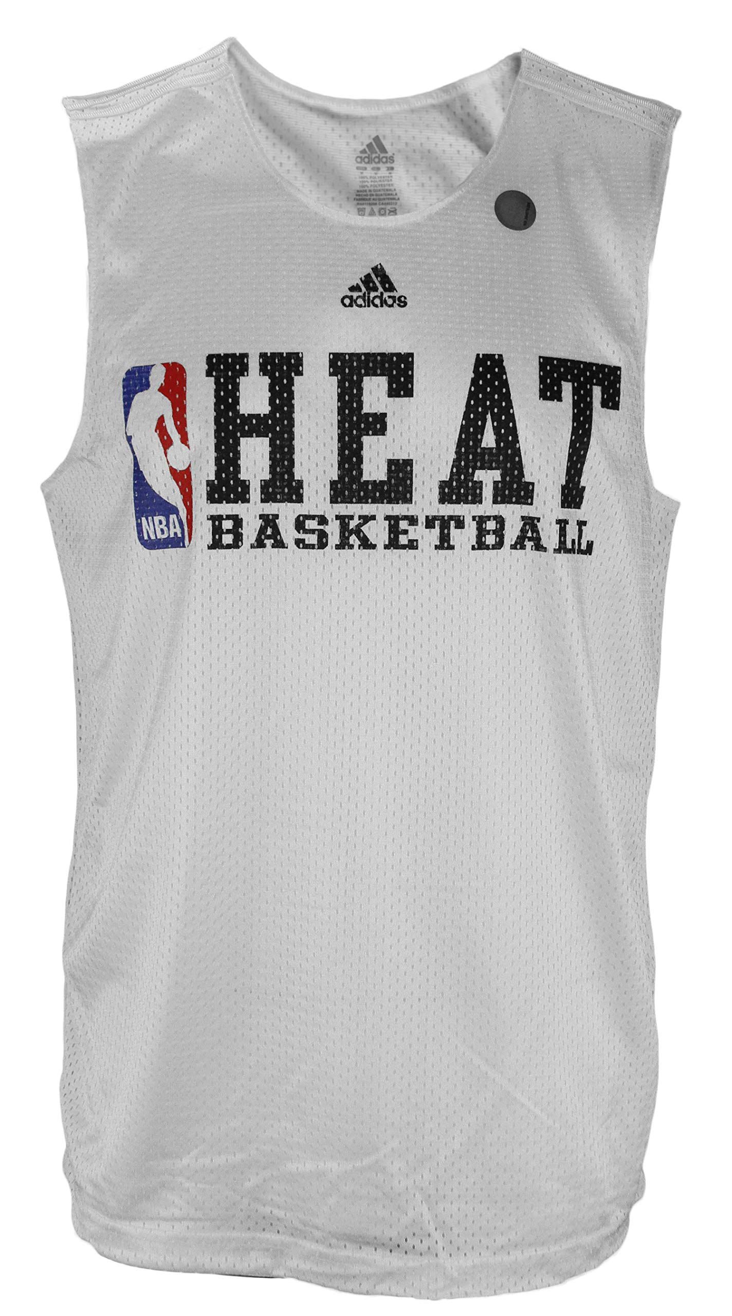 adidas Miami Heat NBA Men's Basketball Jersey Tank Top - White | Official NBA Fan Gear for Games & Streetwear