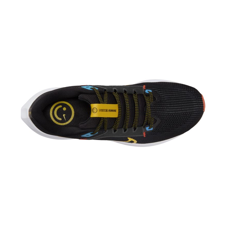 Nike Women's Air Zoom Pegasus 40 Running Shoes - Black/Speed Yellow/Dark Smoke Grey - Lightweight Cushioned Sneakers for Road Running, Jogging & Gym Workouts