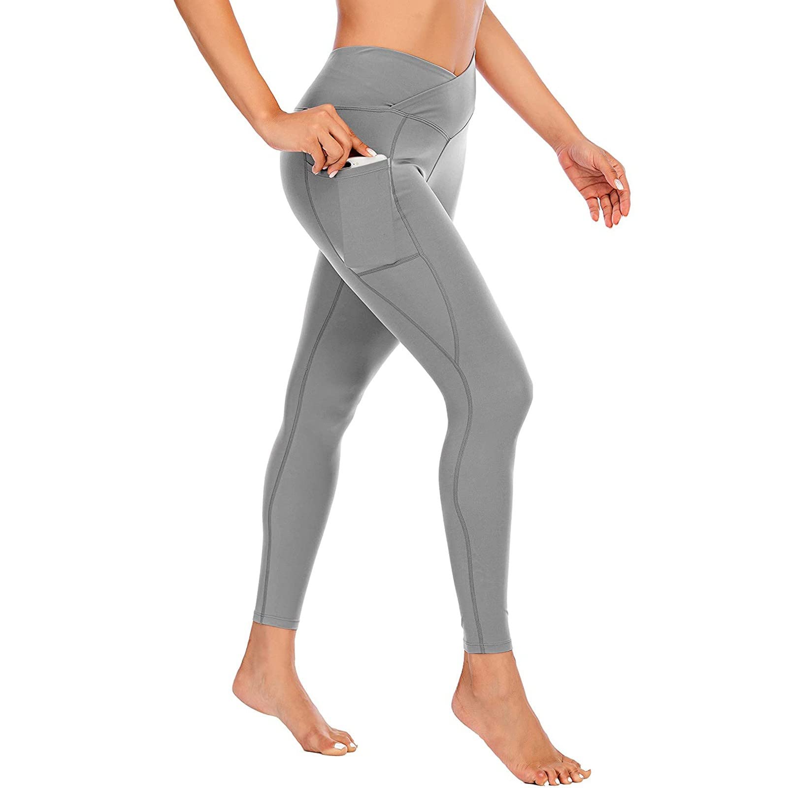 High Waist Workout Leggings for Women - Yoga Pants with Compression & Stretchy Fabric - Gym, Running, Pilates & Lounge Wear - Perfect for Yoga, Fitness & Everyday Comfort