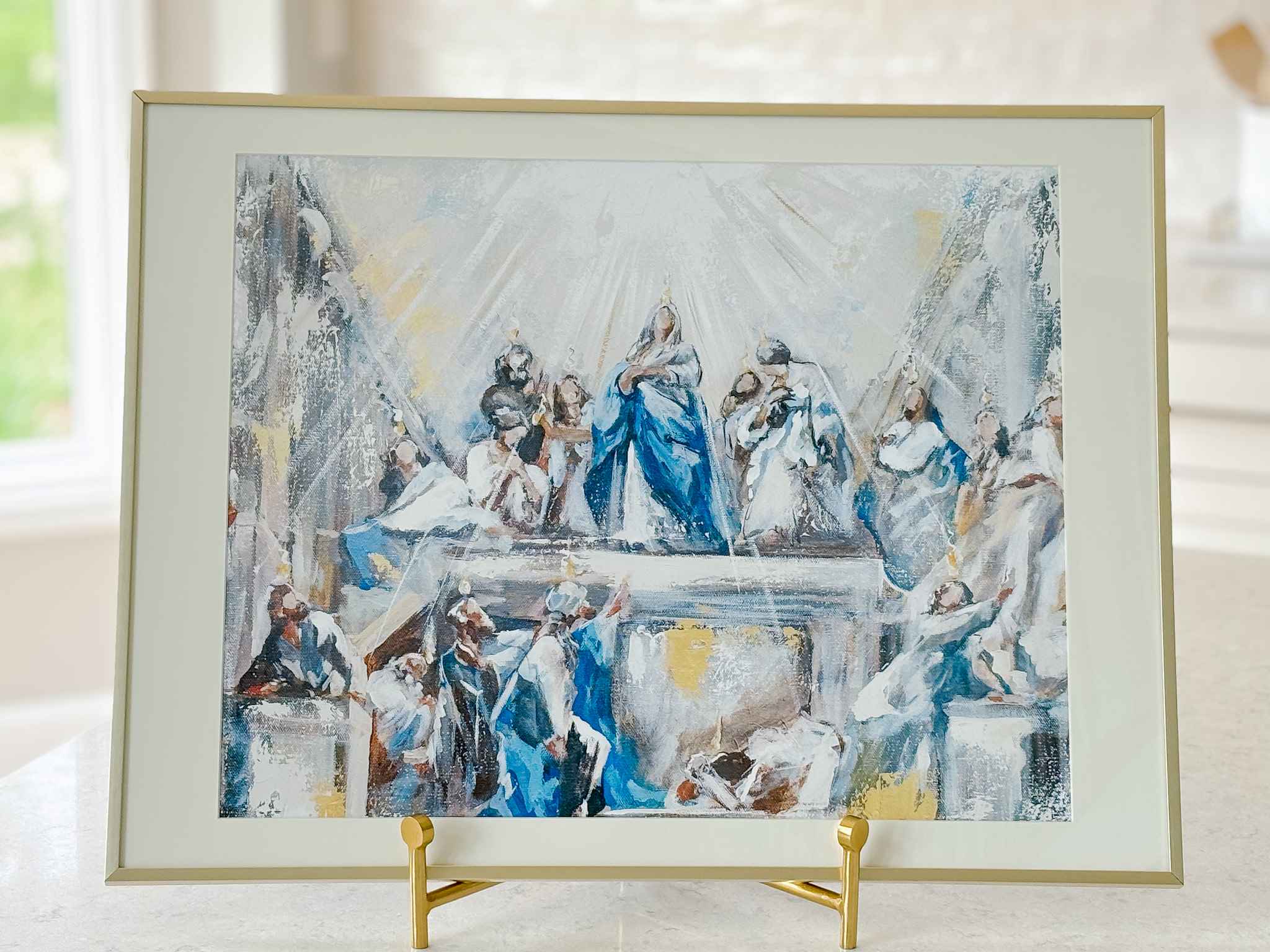Pentecost Print - Religious Wall Art Decor for Home, Church & Office - Inspirational Christian Gifts & Faith-Based Decorations