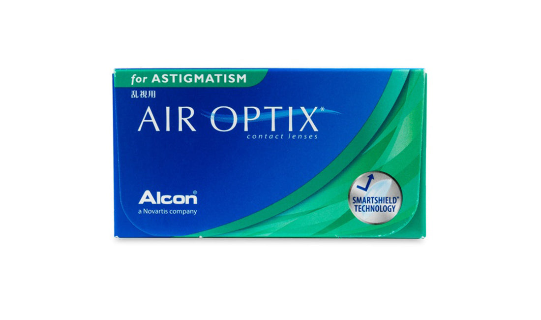 AIR Optix for Astigmatism Contact Lenses (6 Pack) - Monthly Disposable Toric Lenses for Clear Vision with Dry Eye Relief | Perfect for Active Lifestyles & Night Driving