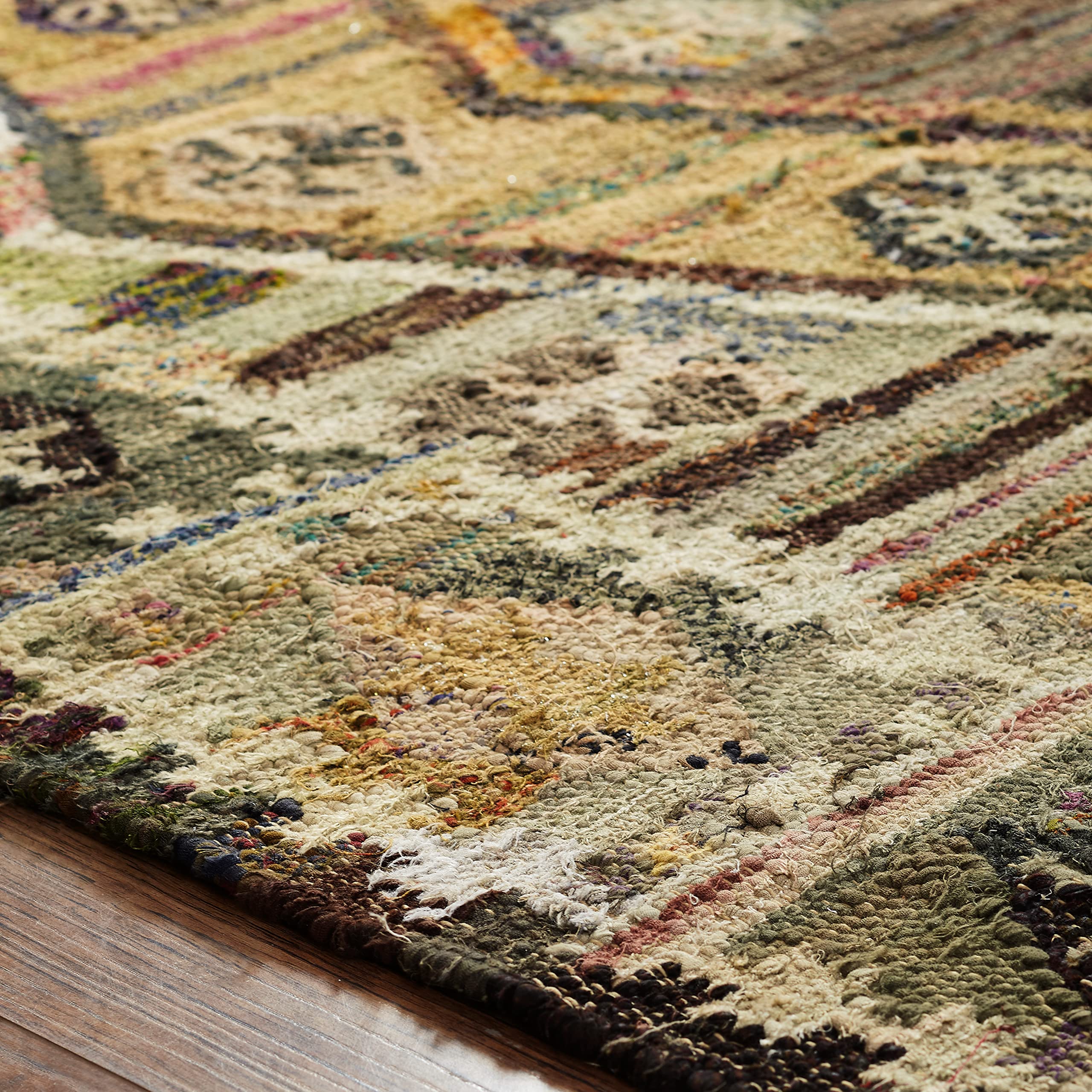 Premium 8' x 10' Green Area Rugs - Soft, Durable & Stain-Resistant - Perfect for Living Room, Bedroom or Office Decor