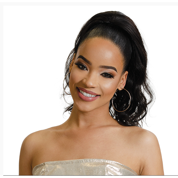 Jolie #FHHP Human Hair Drawstring Ponytail Extension - Natural Look for Everyday Wear, Parties & Special Occasions
