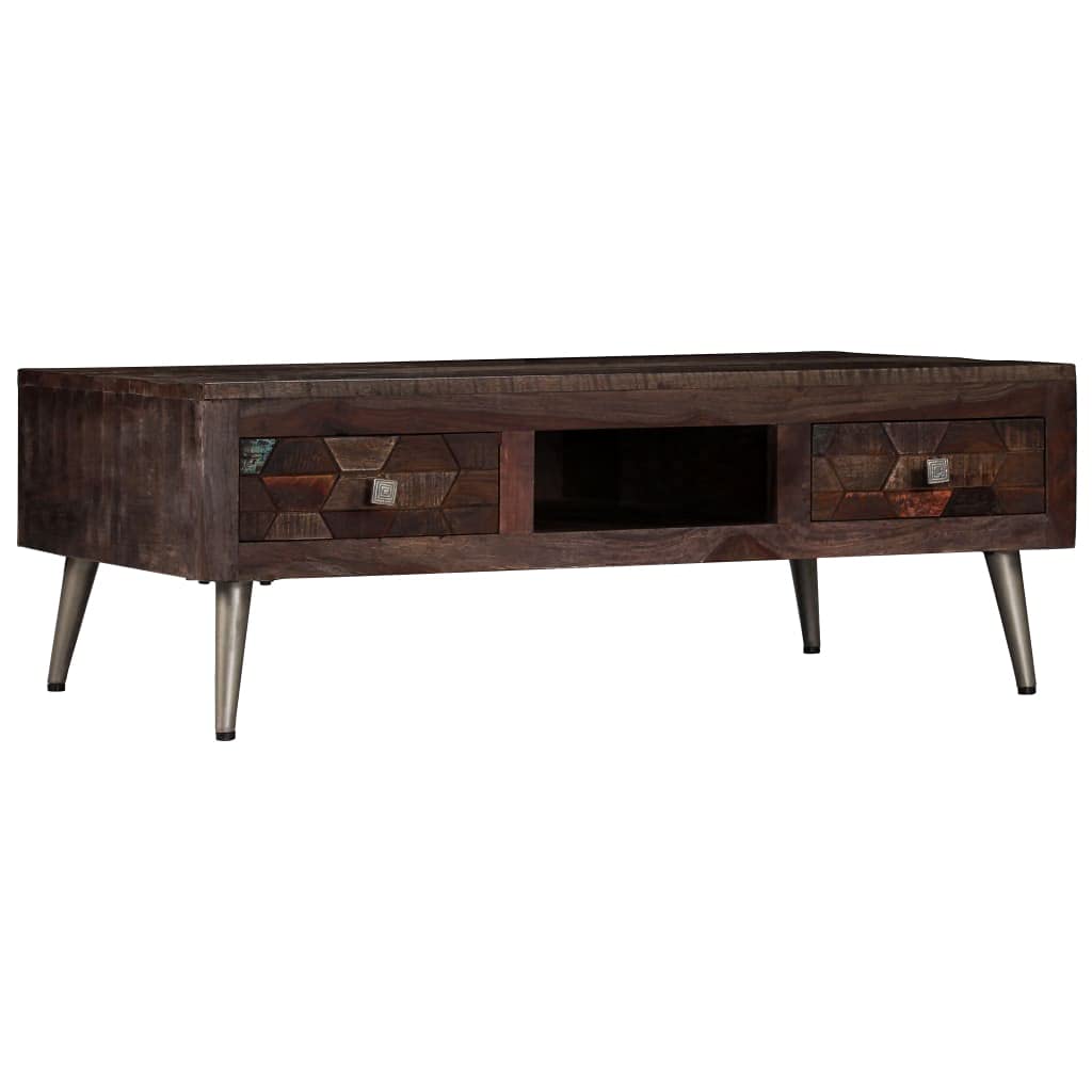 Modern Reclaimed Wood Coffee Table 39.3