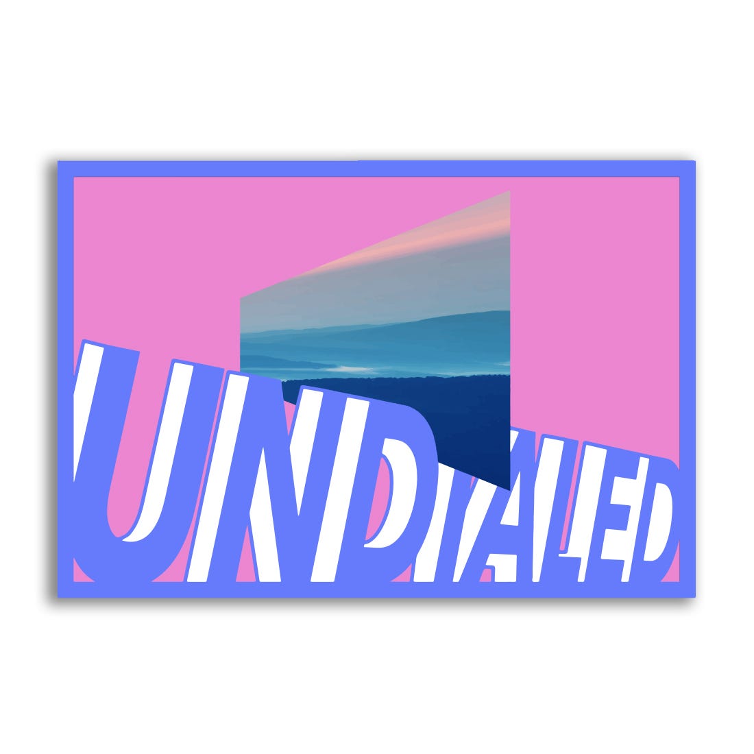 Undialed Perception Sticker - Premium Vinyl Decal for Laptops, Cars & DIY Projects - Waterproof & Durable for Indoor/Outdoor Use