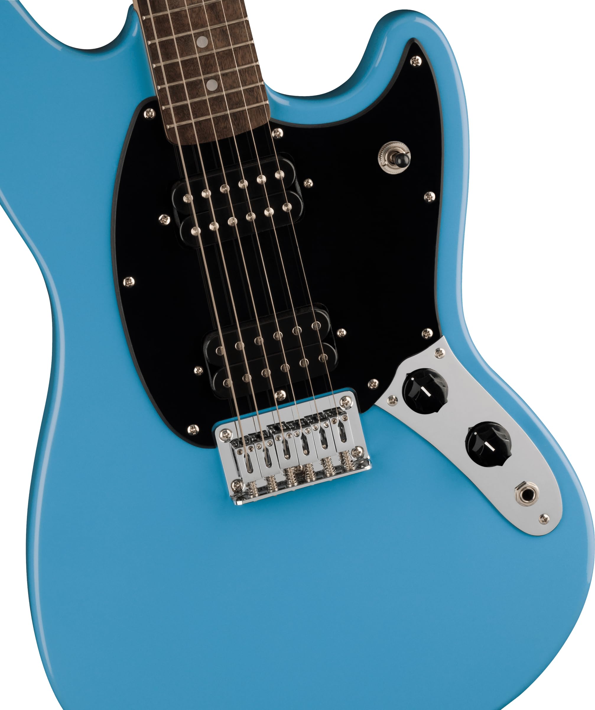 Squier 6 String Solid-Body Electric Guitar for Beginners - Right-Handed, Blue (0373701526) - Perfect for Rock, Blues & Home Practice