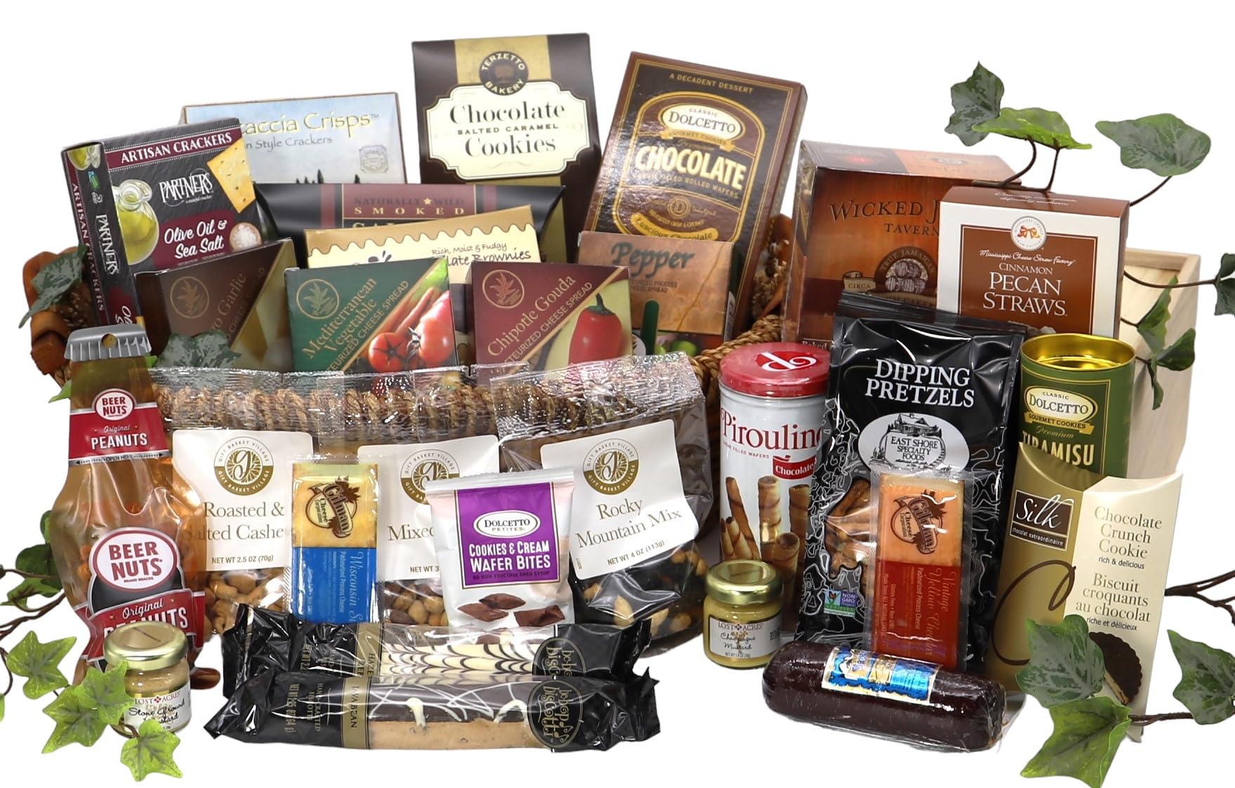 Ultimate Gourmet Gift Basket - Premium Snacks, Cheese, Sausage & Salmon | Midwest-Inspired Food Basket | Perfect for Holidays, Corporate Gifts & Special Occasions