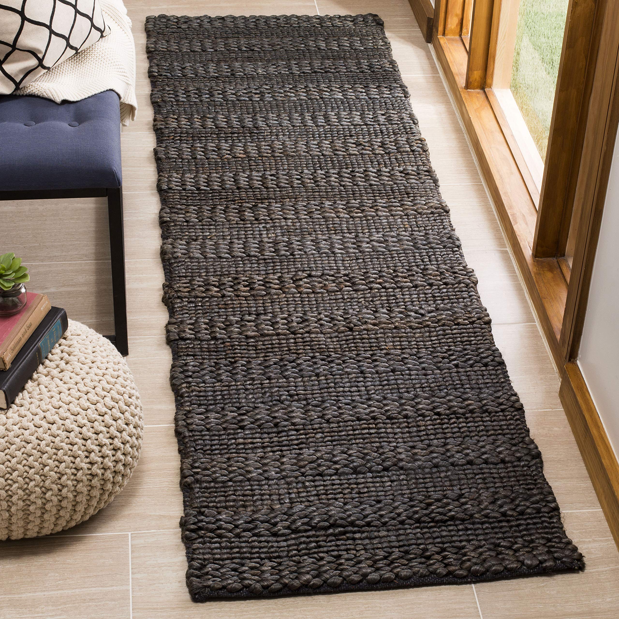 SAFAVIEH Handmade Braided Jute Runner Rug - 2'3