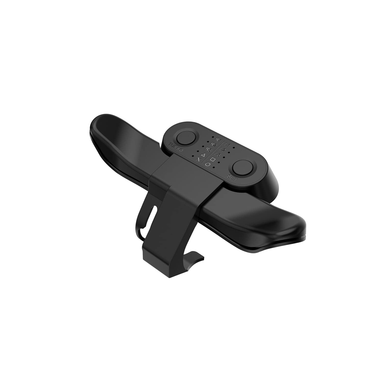 Rehomy Ergonomic Controller Paddles with 10 Key Mappings - Back Button Attachment for PS4 Controller - Perfect for FPS, Racing & Competitive Gaming