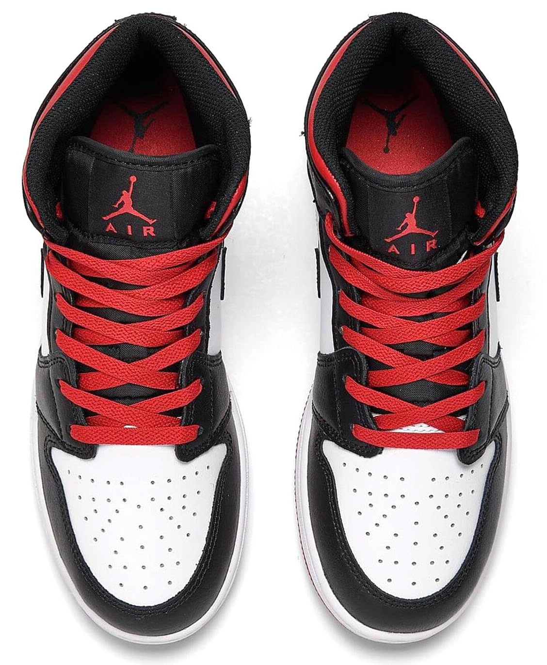 Nike Air Jordan 1 Mid GS Boys Basketball Shoes - Comfortable Sneakers for Kids & Youth - Perfect for School, Sports, and Casual Wear