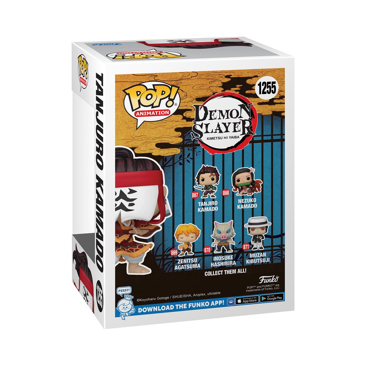 Demon Slayer: Kimetsu no Yaiba Tanjuro Kamado Funko Pop! Vinyl Figure #1255 - AAA Anime Exclusive Collectible for Fans & Gift for Anime Lovers | Perfect for Display, Anime Collections, and Otaku Gifts