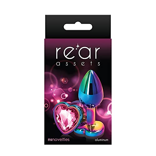Multicolor Heart-Shaped Anal Plug - Small Pink Adult Sex Toy for Couples & Solo Play | Discreet & Comfortable Design