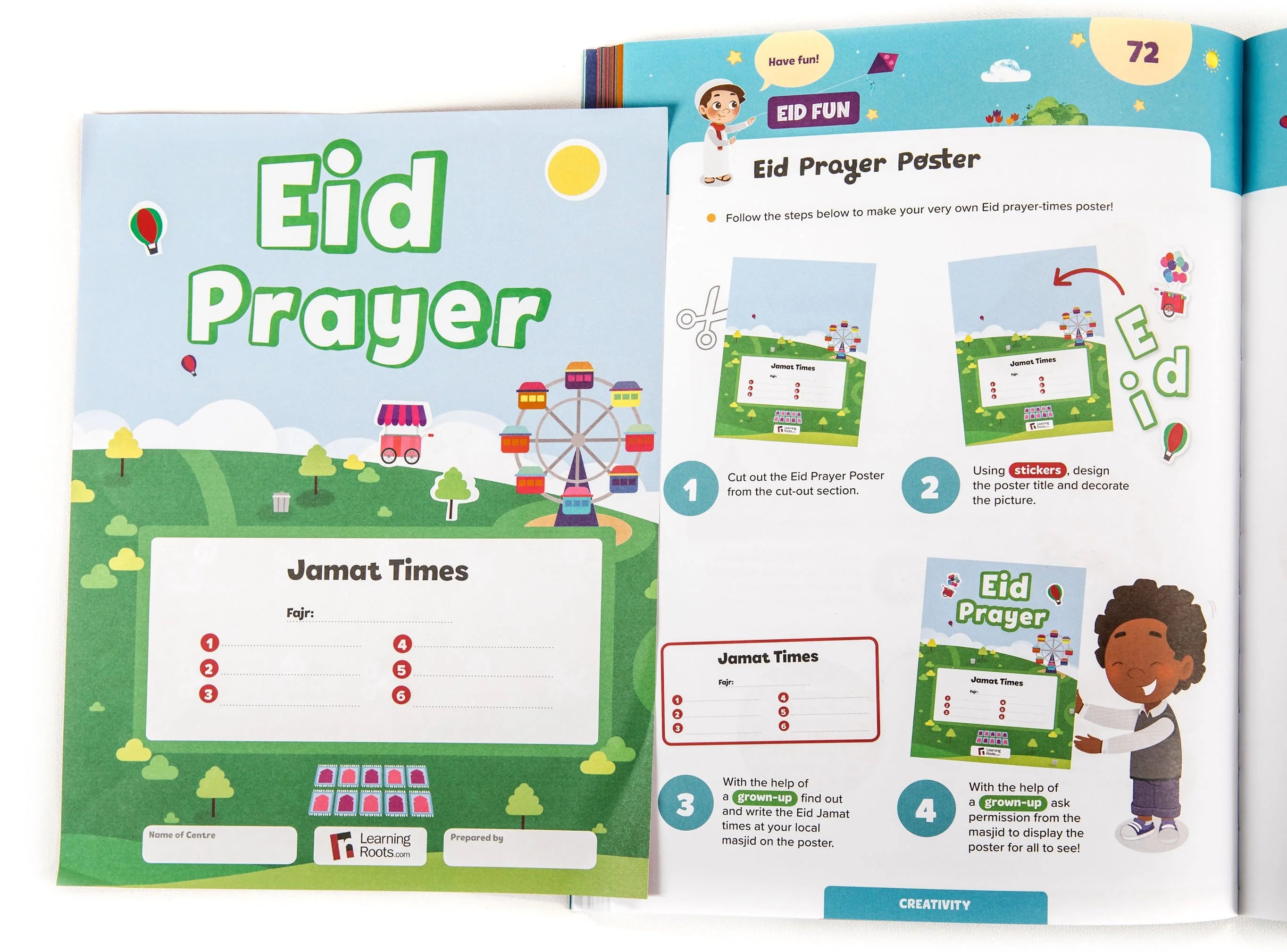 Ramadan Activity Book for Kids - Islamic Holiday Fun, Educational Games & Puzzles | Perfect for Ramadan Gifts, School Activities & Family Bonding