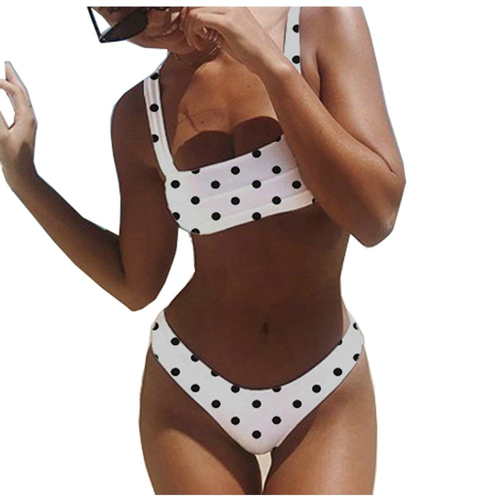 YAUASOPA Women's Sexy Push Up Bikini Set - Striped Print Two Piece Swimwear for Beach & Pool | Summer Bathing Suit for Vacation, Swimming, and Sunbathing