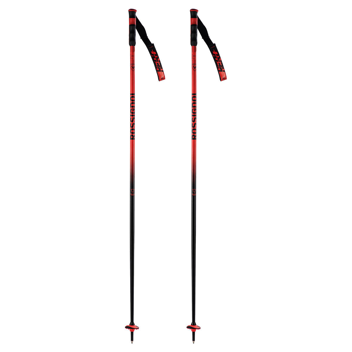 Rossignol Hero Ski Poles for Adults - Lightweight Aluminum Adjustable Ski Poles for Men & Women - Perfect for Downhill, Freeride & All-Mountain Skiing