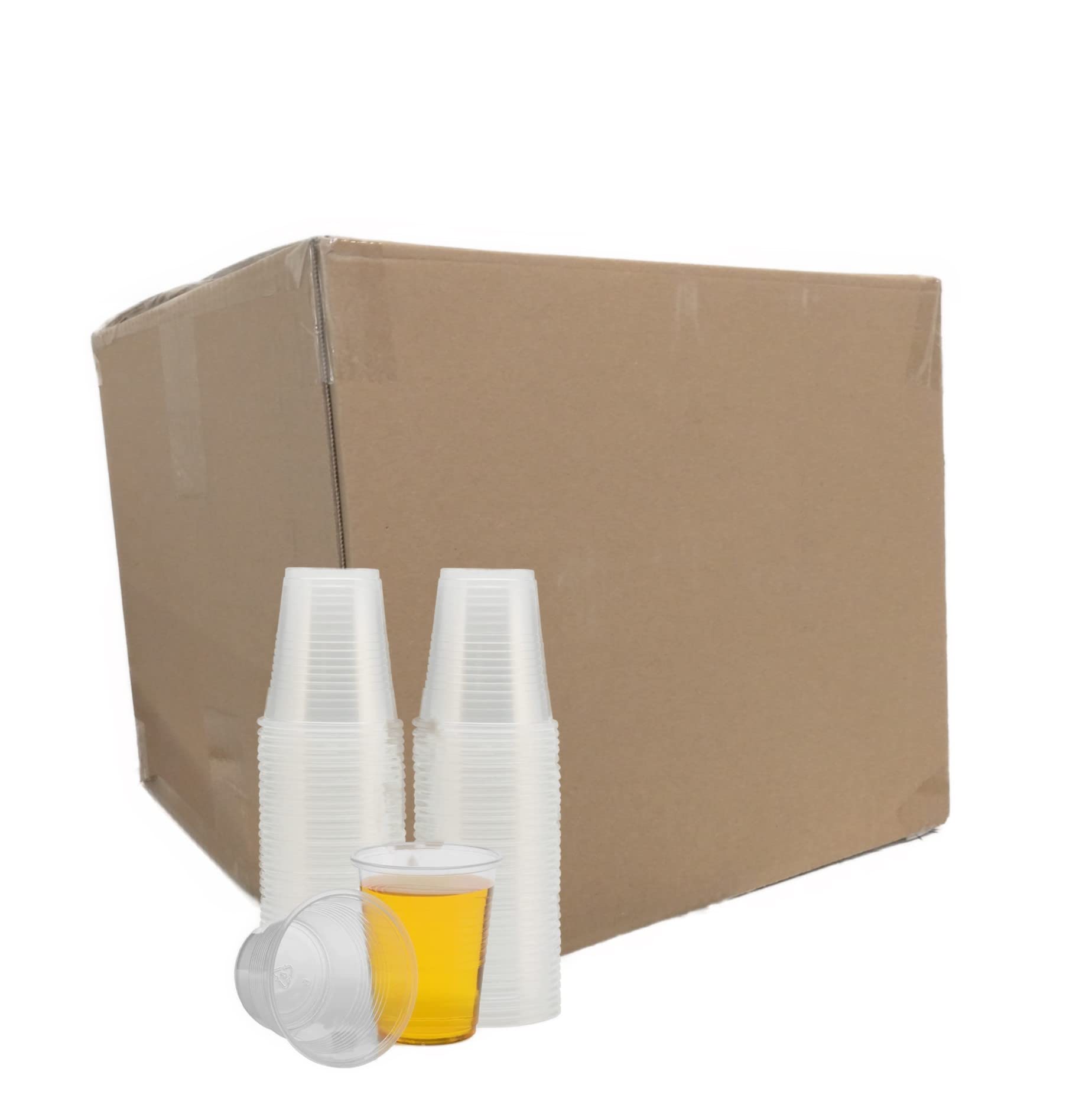 5 oz Clear Plastic Drinking Cups - Small 5oz Disposable Cups for Beverages, Mouthwash, Whiskey Tasting & Food Samples | BPA-Free, Food Safe | Bulk Pack of 2500 | Perfect for Parties, Dental Offices & Restaurants
