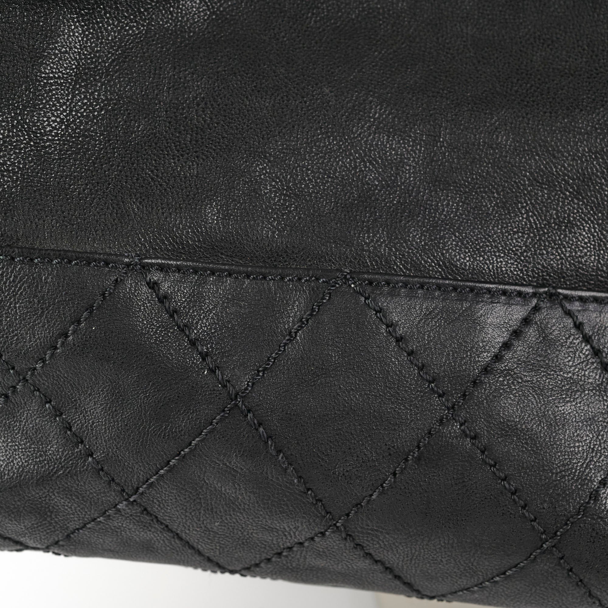 Chanel Black Leather Shoulder Tote Bag for Women - Luxury Designer Handbag for Work, Travel & Everyday Use